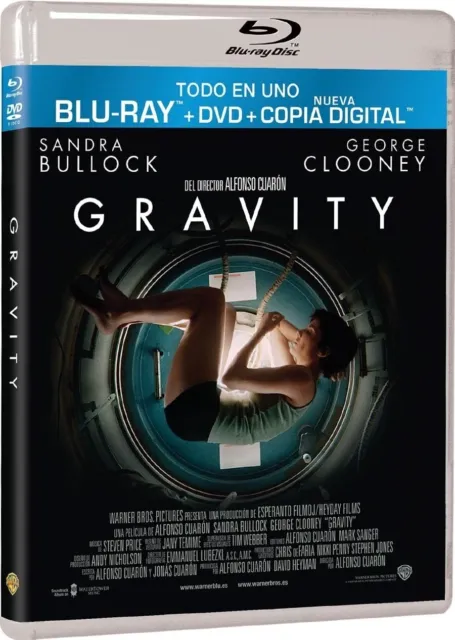 Gravity Blu-ray + DVD (21 Febrero 2014 descatalogado) (NUEVO PRECINTADO)  Sandra