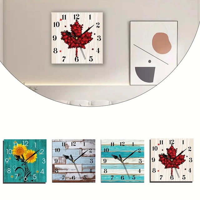 Mouvement à Quartz Silencieux Pour Horloge Murale - Mécanisme Sans Tic-tac, Arbres Au Choix