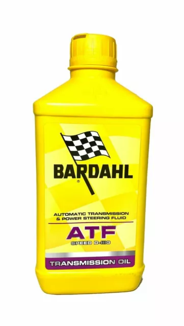 1 Lt Bardahl ATF GM D IIIG Olio per Servosterzo Idroguida DEXRON 3 III Rosso