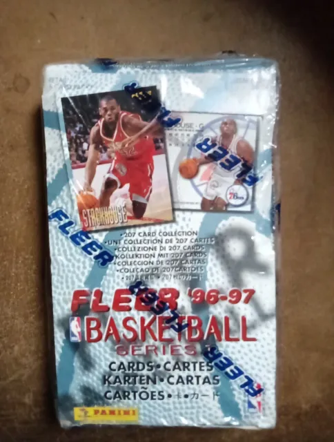 1996-97 Fleer Series 1 Basketball Hobby Box International 36 Packs NEW SEALED #1