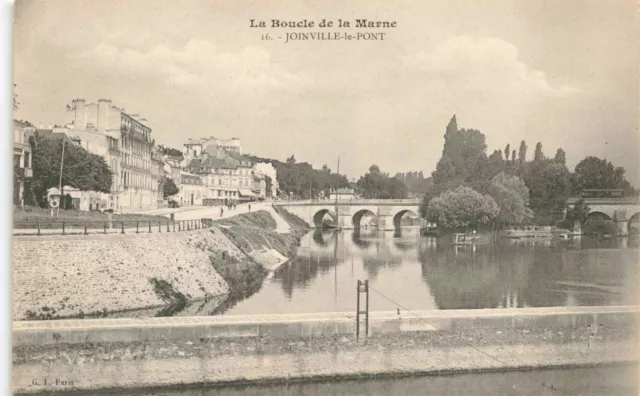 Postcard Joinville-le-Pont La Boucle de la Marne France