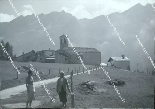 ch72 cartolina ceresole reale parrocchia provincia di torino piemonte