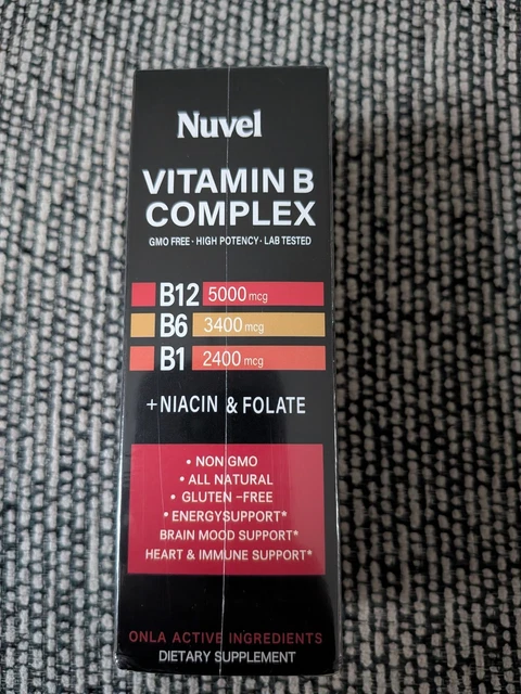 NUVEL VITAMIN B Complex Drops 40 Servings £14.01 - PicClick UK