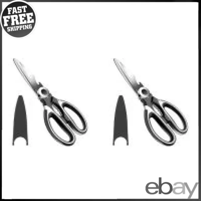 1pc Stainless Steel Home Kitchen Scissors, Heavy Duty Bone & Meat Cutter,  Multi-purpose Effortless Daily Scissors