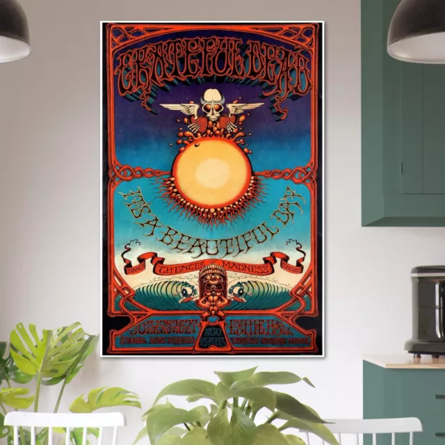 Grateful Dead - Exhibit Hall Concert Poster - Music Print 3