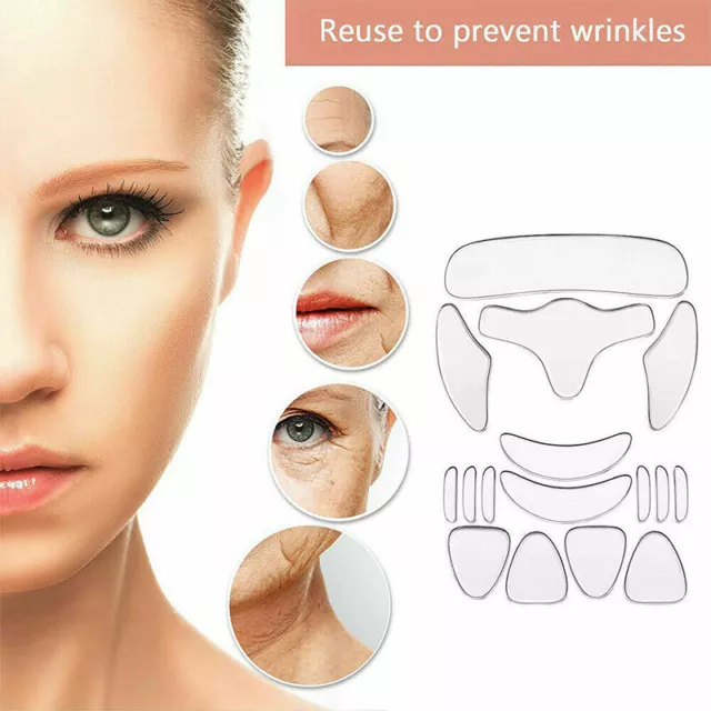 Anti-Falten-Silikon-Hals-Augenpolster-Faltenentfernungspflaster ①