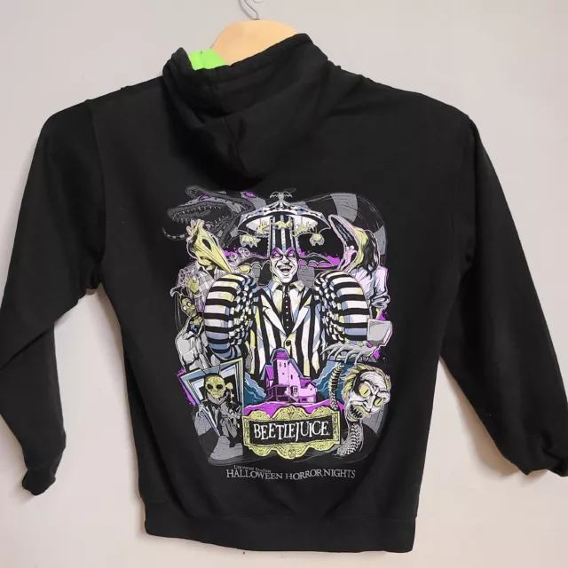 HALLOWEEN HORROR NIGHTS Universal Studios Exclusive Beetlejuice Hoodie