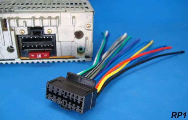 NEW SONY XPLOD 16 Pin Radio Wire Harness. Car Audio Stereo Power