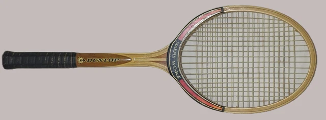 Raquette De Tennis Vintage En Bois Davis Cup - Bleue - Neuve En Boîte (NOS)