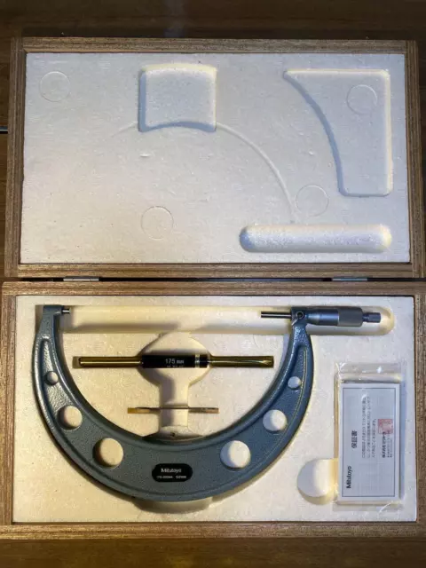 Mitutoyo Micrometer  103-144 OM-200 175-200mm Japan