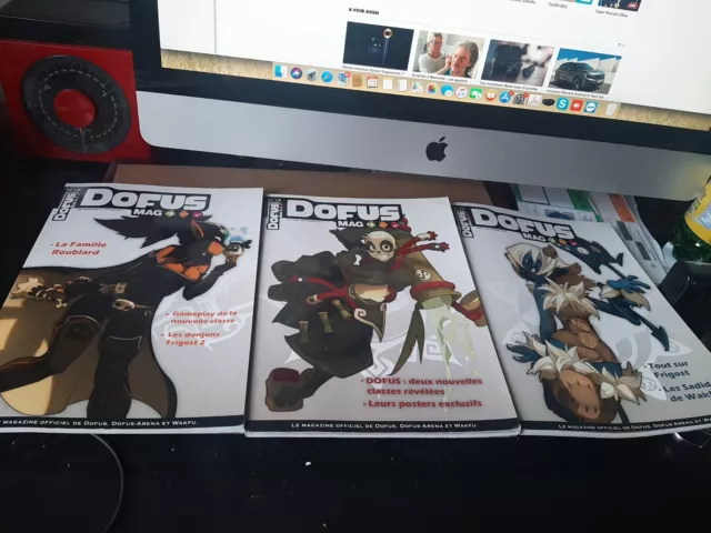 Lot 3  numéros du magazine DOFUS MAG bon état n°17 - n°18-n°19