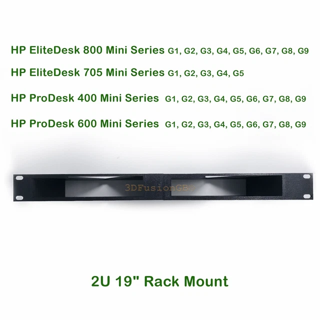 HP MINI PC 1U Rack Mount – EliteDesk ProDesk G3 G4 G5 – 3D Printed PETG ...
