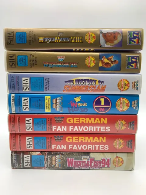 WWF Wrestling VHS - Vintage Raritäten - Old School 90s 2