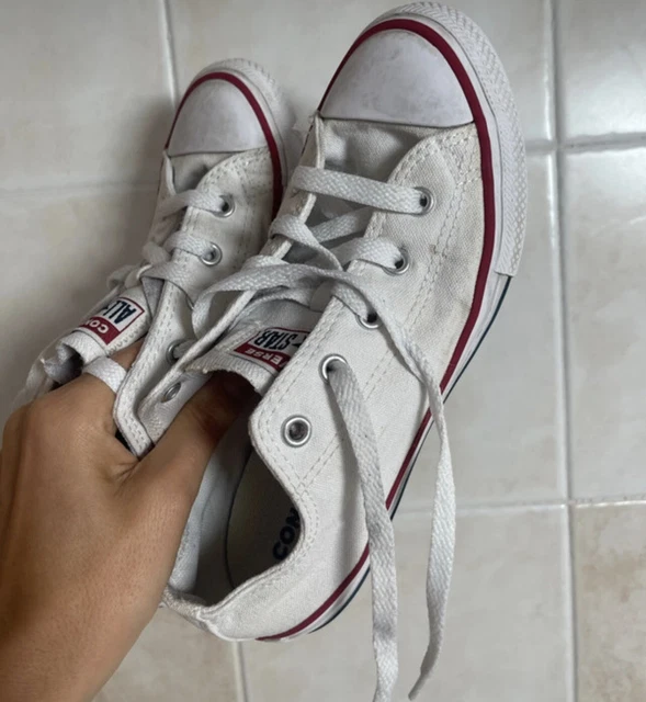 All star bianche ricamate sales