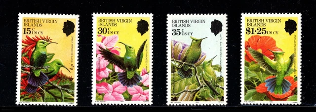 ES-15188 Virgin Islands Hummingbirds Scott 422-5 MNH 1982