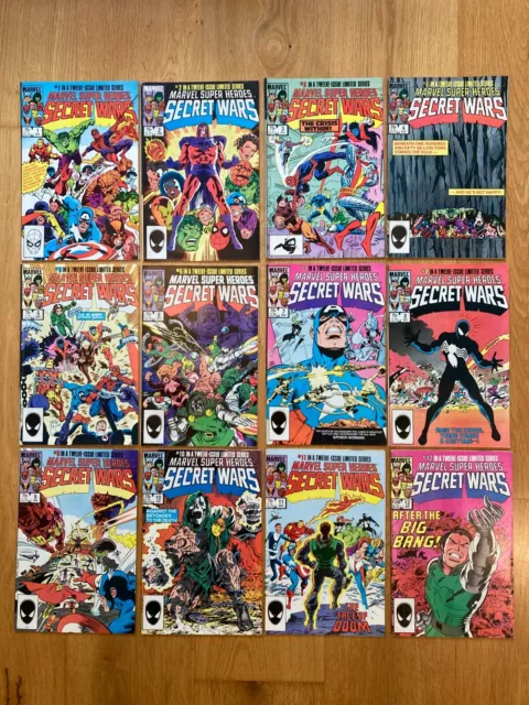 Marvel Super Heroes Secret Wars #1 - 12  Full Run  Marvel 1984