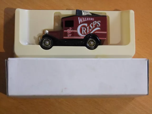 Lledo Promo Model 1934 Ford Model A Van - Walkers Crisps