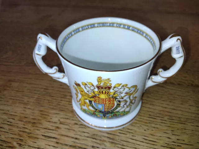 Three Pieces Of 1977 Queen Elizabeth II Silver Jubilee Bone China 2