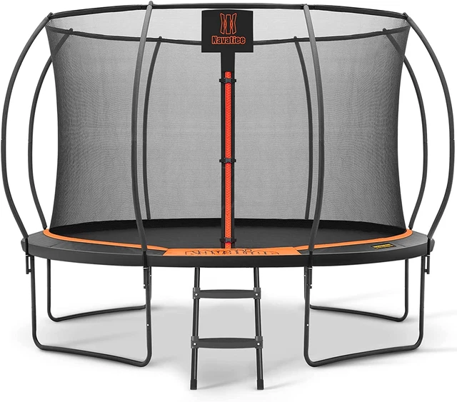 Trampoline for Kids and Adults, 12FT Recreational Trampolines with Enclosure Net
