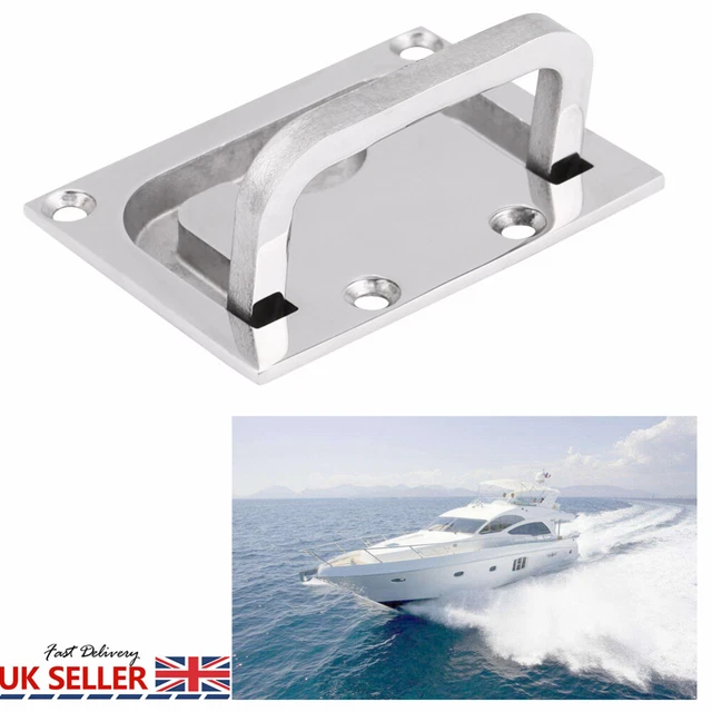 STAINLESS STEEL 316 Flush Lift Hatch Pull Handle Locker Boat