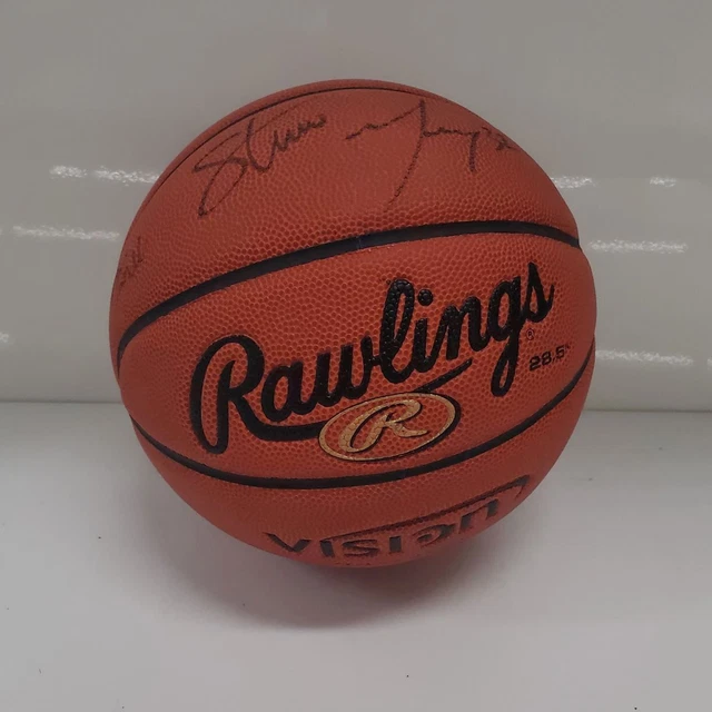 Vintage Rawlings VISION AUTOGRAPHED Basketball-Great Condition