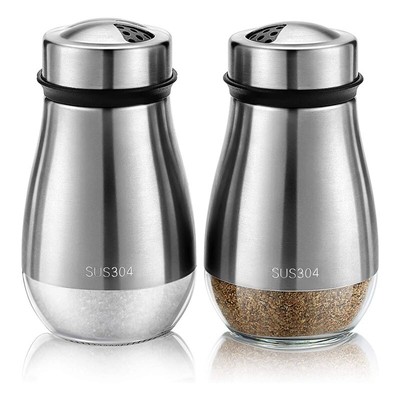 WUWEOT 20 Pezzi 170ml Sale e Pepe Shaker set Piccolo con Coperchio a Vite Mini Set Sale Pepe Piccoli Saliera e Pepiera in Vetro Stile Retrò per la Conservazione Delle Spezie in Cucina Ristorante 