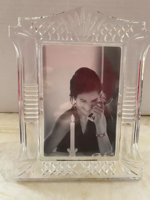 Waterford Crystal Portraits ABBEVILLE 4x6” Photo Frame Signed Jim O'Leary