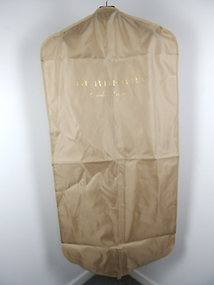 BURBERRY Authentic Garment Suit Trench Coat Dust Cover Zipper Travel Bag Khaki