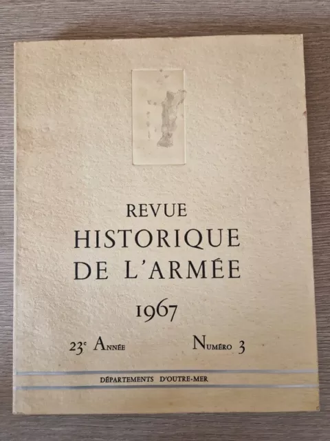 Revue historique de l'armée 1967 n°3 Drago livre militaire