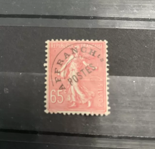 FRANCE PREOBLITERE TIMBRE Numéro 48 " TYPE SEMEUSE 65C ROSE " NEUF**