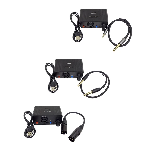 ArliKits Kit Amplificateur Microphone Électret - NE5532 - Réglable - Pour Enregistrement