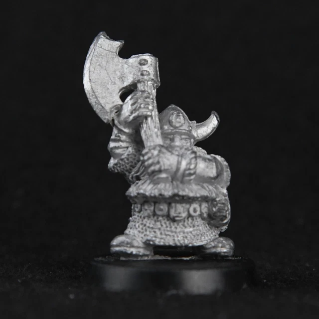 Warhammer Chaos Dwarf Leader Sword Command Metal Citadel 90s