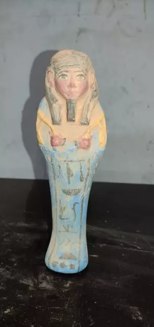 Rare Ancient Egyptian Antiques Statue Of The Priest Ushabti Ancient Egyptian Bc