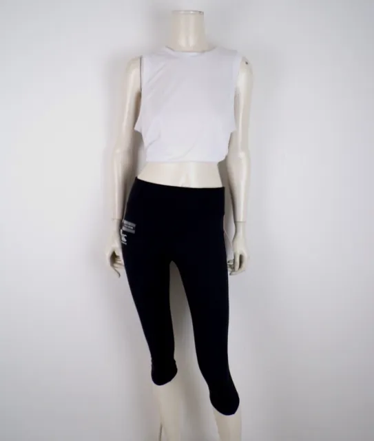 Canterbury Vapodri Capri Cropped Tight Leggings Black New F2