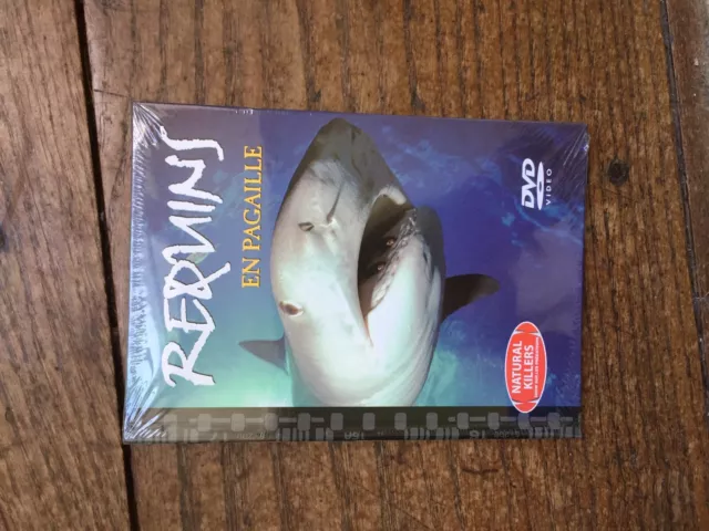 DVD DOCUMENTAIRE animaux natural killers 15 requins en pagaille     NEUF