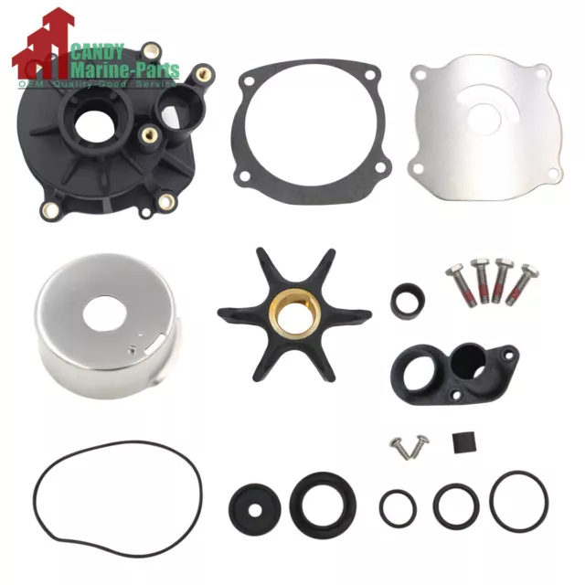 Water Pump Impeller Repair/Rebuild Kit for 85-300 hp Johnson Evinrude 5001594