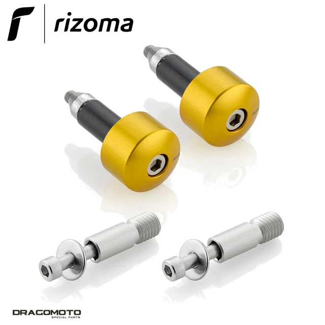 Embouts De Guidon RIZOMA MA532B Noir Pour Ducati 1198 (2009-2012) - Neuf - Fabriqué En Italie