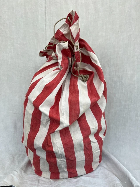 Borsa Antica Borsa Lavanderia Vintage Francese Anni '20 Borsa In Tela, Borsa Antica Tres Bella