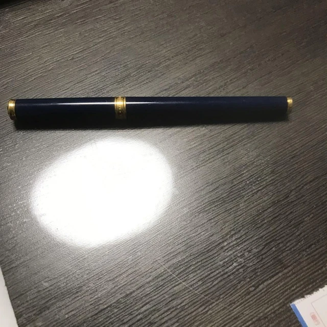 Ancien Stylo Plume JUMBO En Bois Et Laiton - Japon, à Piston, Plume Acier (endommagée)