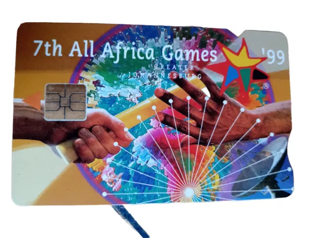 South Africa Phonecard. 7th ALL AFRICA GAMES. GREATER JO, ANNESBURG 1999.
