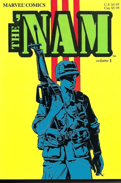 Marvel Comics THE 'NAM VOLUME 1, TPB, TRADE PAPERBACK #1-4, 1987
