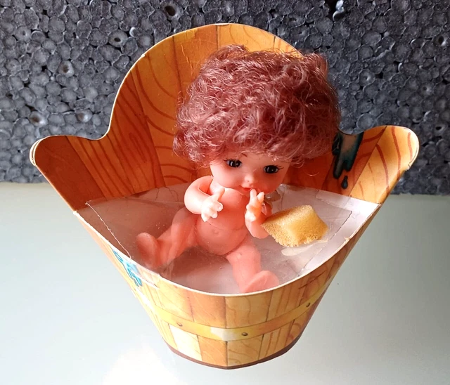 Baby Bua Bambola Set Valigetta DOLCI CURE ACCESSORI - Neuf Vintage