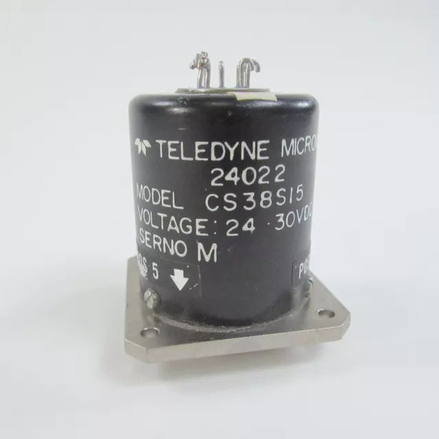 Teledyne Microwave CS38S15 RF Transmission Switch NSN: 5985-01-179-7977 USED