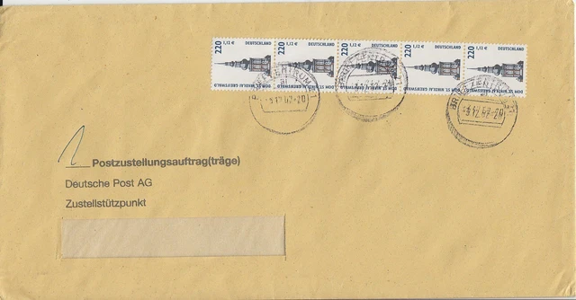 BRD, MEF, Mi. 2157, Postzustellungsauftrag, 3.12.02
