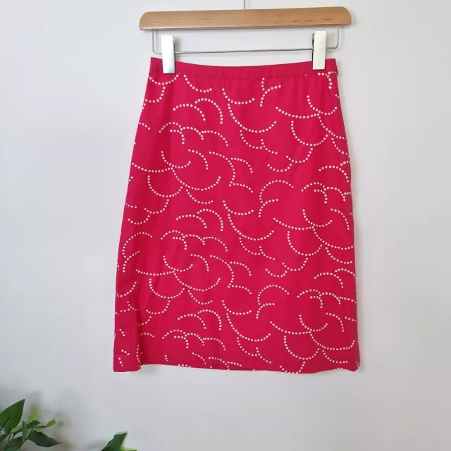 Boden Pink A Line Skirt UK 6 R