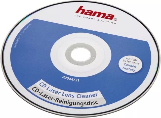 Hama Reinigungs-CD für CD-Player Laser Reinigung Reinigungsdisc Silber 2