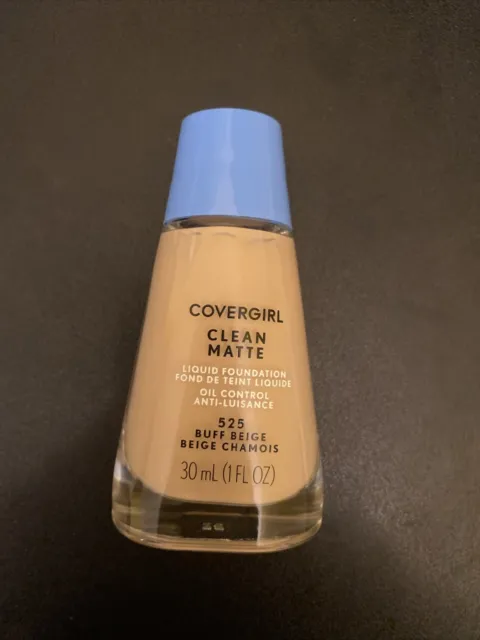 Covergirl Clean Matte, Liquid Foundation #525 Buff Beige Oil Control