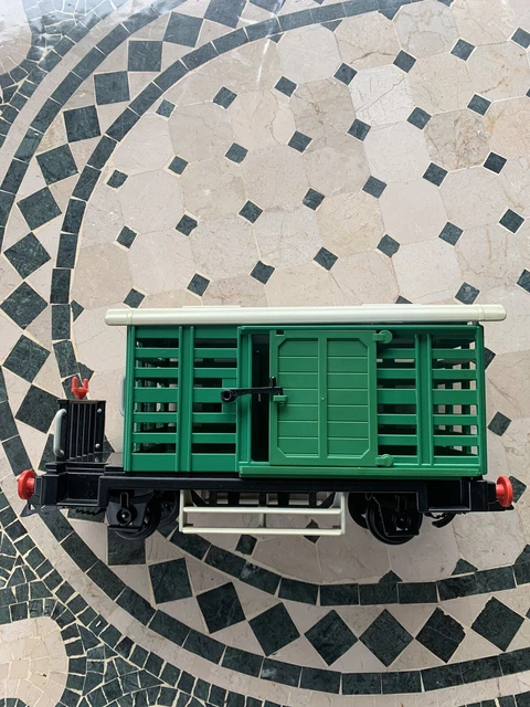 WAGON BÉTAILLÈRE PLAYMOBIL VINTAGE tbe  set n°4101 2