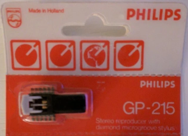 Testina Per Giradischi Compatibile Con PHILIPS GP 215 E GP 214, Sostituzione Stilo E Puntina