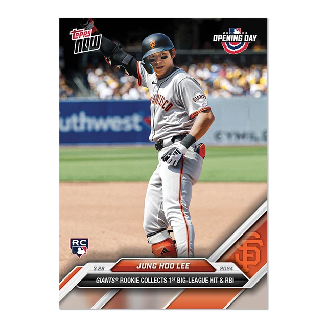 2024 TOPPS NOW 8 Jung Hoo Lee San Francisco Giants RC PRESALE 5.99